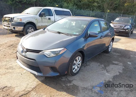 2014 Toyota Corolla Le from USA, damaged, VIN 2T1BURHE2EC172349